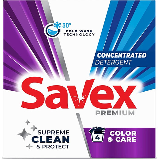 Стиральный порошок Savex Color&Care 320г Болгария Savex
