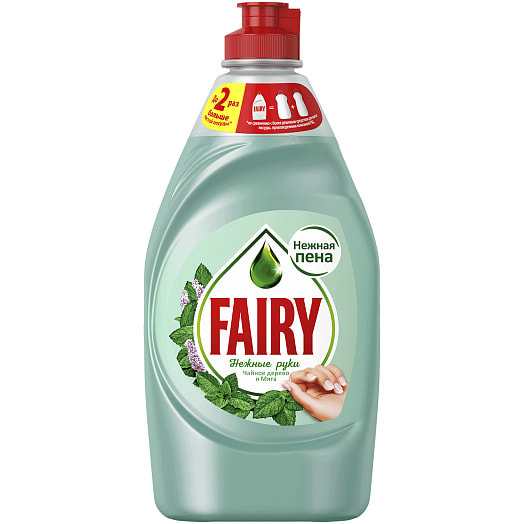 Средство для мытья посуды Fairy 450мл Чайное дерево, мята Procter & Gamble Россия