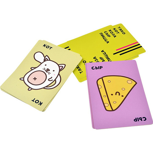 Игра для детей Тако, кот, коза, сыр, пицца  (новая версия) Мир Хобби Россия Hobby World