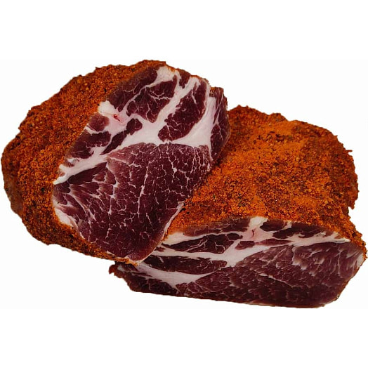 Солонина из шеи по-деревенски, продукт мясной из свинины соленый 1кг Беларусь