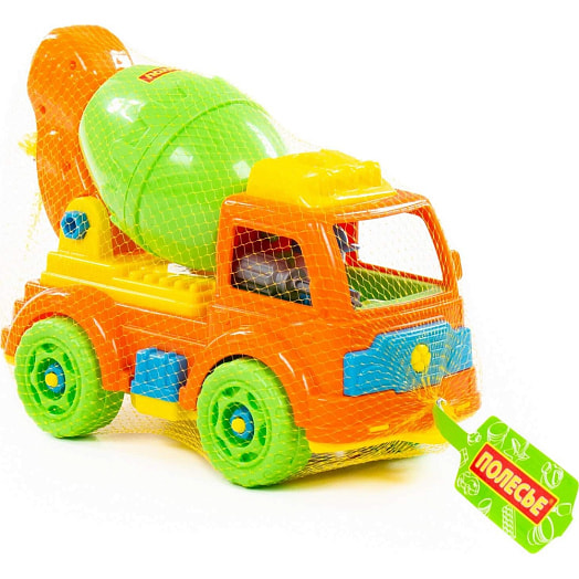 Конструктор-транспорт Автомобиль-бетоновоз 29 элементов арт.72993 СООО ПП Полесье Беларусь Полесье