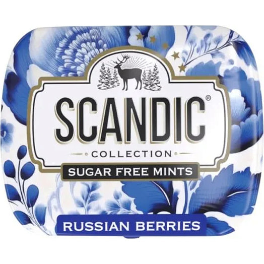 Конфеты Scandic Смородина, базилик без сахара 14г ж/б ООО ТД Энергон Рус Россия Scandic