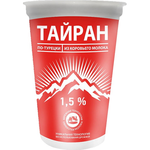 Напиток кисломолочный Тайран по-турецки 220мл Беларусь