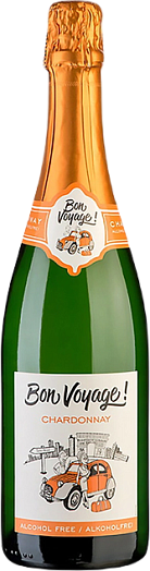 Вино виногр б/алк Bon Voyage Chardonnay Шардоне 0.5% 750мл ст/б белое газ. Weinkellerei Hechtsheim GmbH Германия Bon voyage