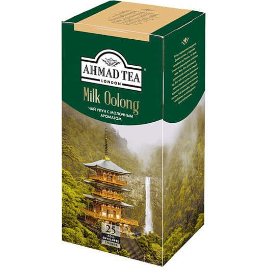 Чай Милк улун со вкусом и ароматом молока (25пак) 37.5г Россия