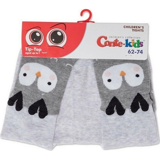 Колготки детские Conte-kids tip-top p.80-86 (14), 571 серый арт.17С-60СП СООО Конте Спа Беларусь Conte-kids