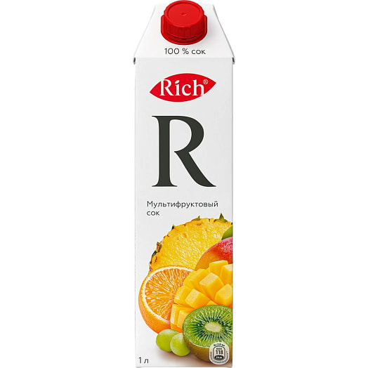 Сок Rich Мультифруктовый 1л тетра-пак УП Вланпак Беларусь The Coca-Cola Company