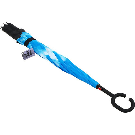 Зонт реверсивный (пластик, 58см) арт.302-351 Россия