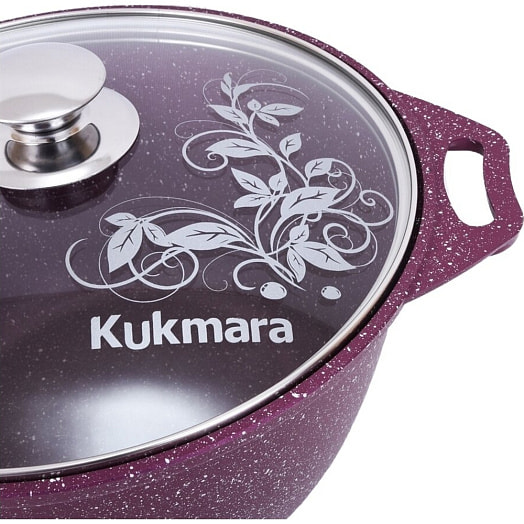 Кастрюля литая а/приг Trendy style mystery KUKMARA стекл/кр 4л арт.к41tsm Россия