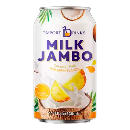 Напиток MILK JAMBO Кокосовое молоко со вкусом Ананас 330мл ж/б Вьетнам