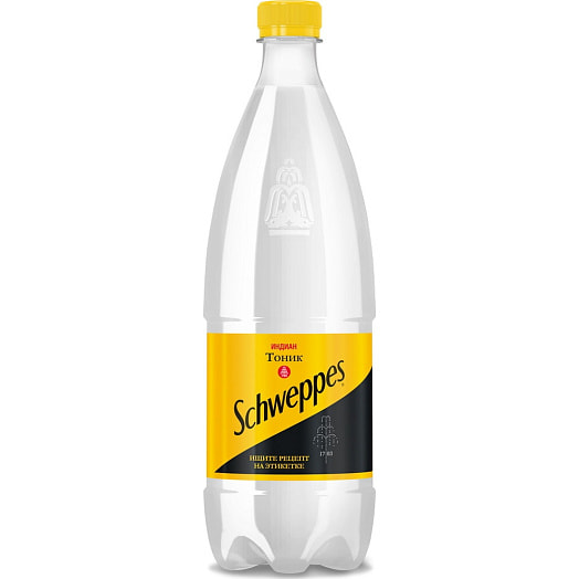 Напиток б/алк Schweppes 1л Indian Tonic газ. Coca-Cola Беларусь