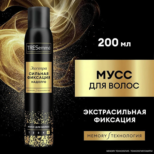 Мусс для волос 200мл экстра сильная фиксация egl Unilever Россия tresemme