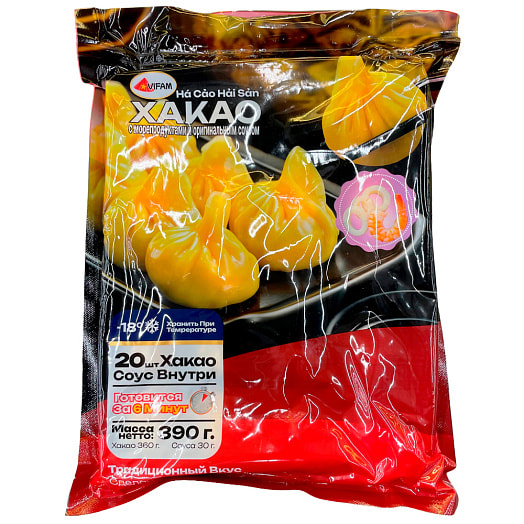 Хакао с морепродуктами и овощами и ориг соусом 390г Langa Company Limited Вьетнам ViFam