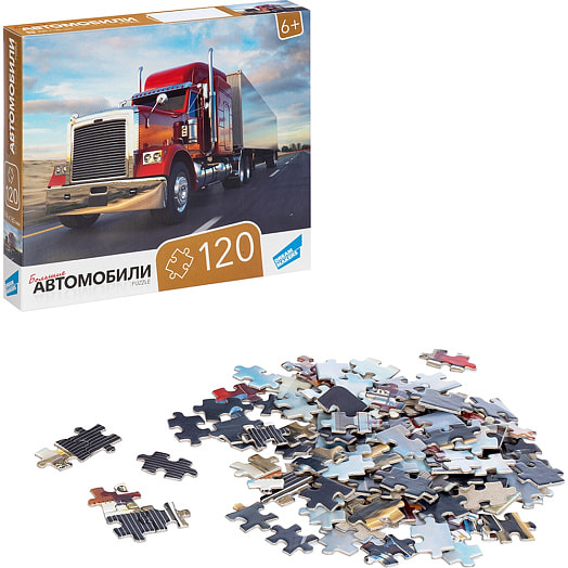 Пазлы 120 Автомобили арт.RI1207C ООО Страна игрушек Беларусь DREAM MAKERS