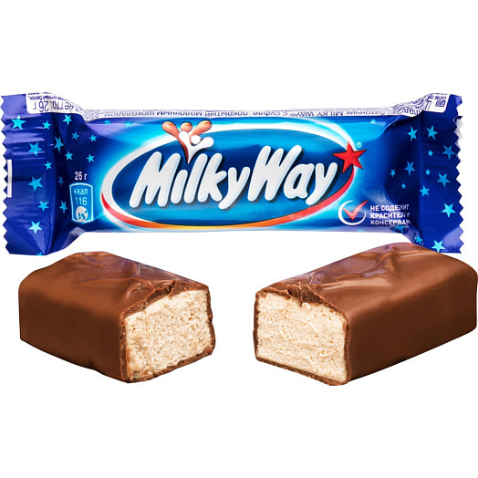 Шоколадный батончик Milky Way 26г Россия