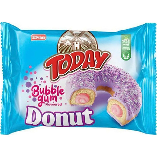 Изделие бисквитное Today Donut Bubble Gum 35г Турция