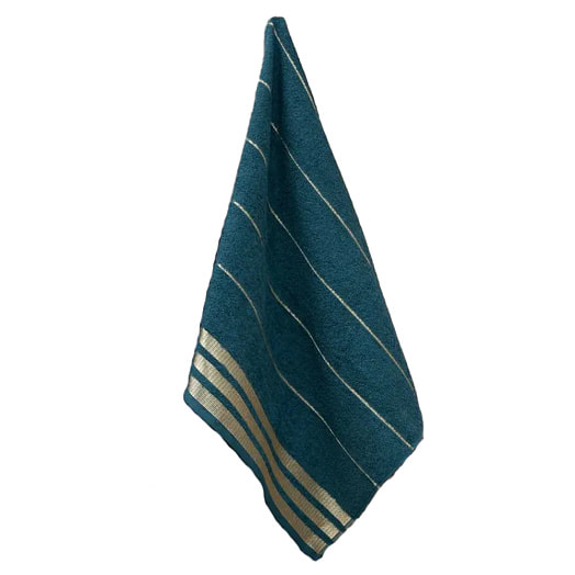 Полотенце махровое гл/кр Версаль 50х80см изумруд арт.ТТ-00310518 Узбекистан