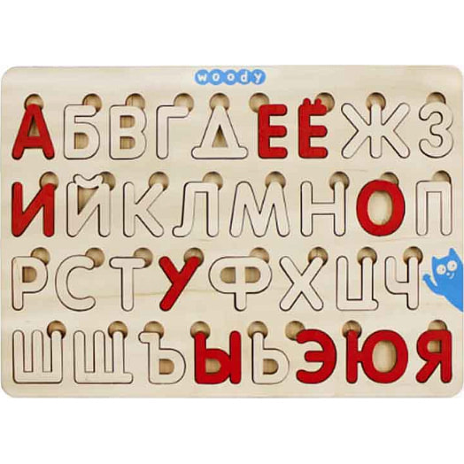 Пазл-вкладыш Умные буквы арт.02505 Беларусь