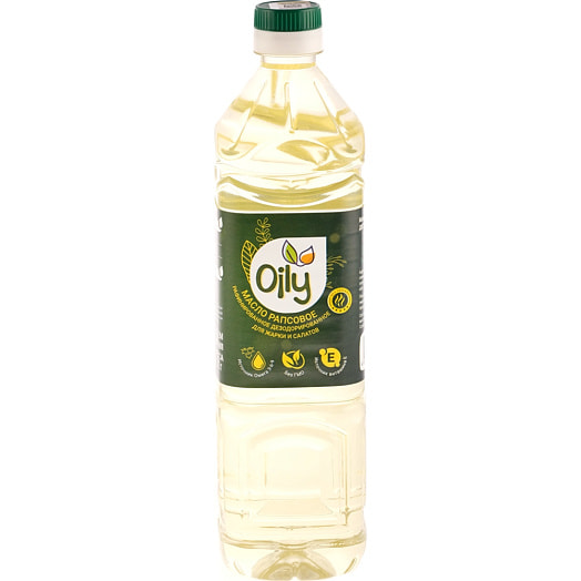 Масло рапсовое Oily 800мл рафинир/дезодорир. Агропродукт Беларусь Oily