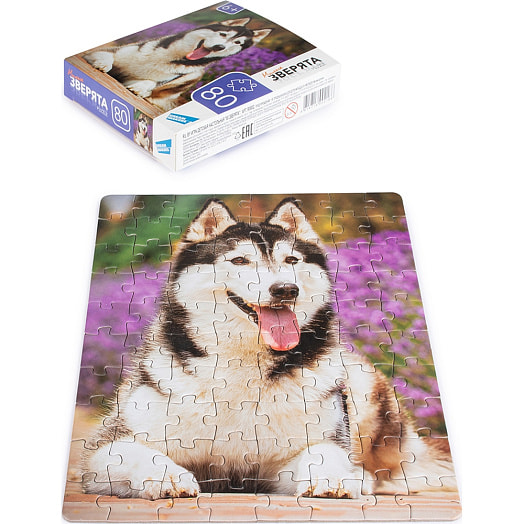 Пазлы 80 Зверята арт.RI8002C ООО Желтый крокодил Беларусь DREAM MAKERS-BOARD GAMES