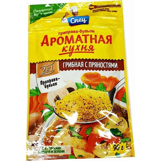 Приправа-бульон 90г грибная с пряностями Gurmina Беларусь