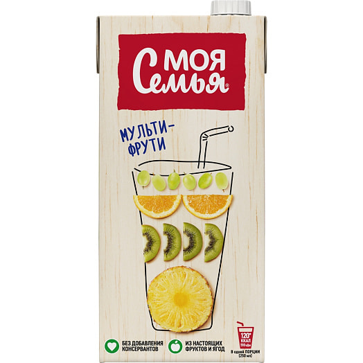 Напиток с/сод Семья Мульти-Фрути 1.93л АО Мултон Россия