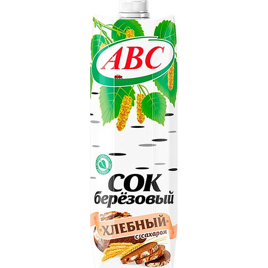 Сок Березовый 1л призма хлебный с сахаром ОДО Фирма АВС Беларусь АВС