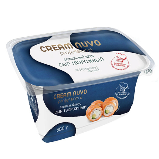 Сыр творожный Cream Nuvo Professional 65% 380г ПЭТ Смолевичи молоко Беларусь
