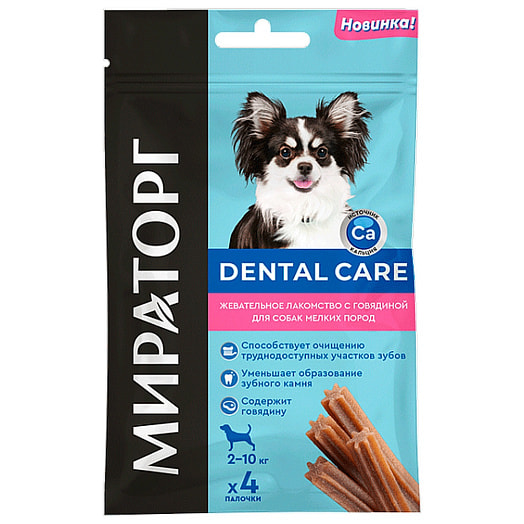 Лакомство Dental Care 40г жевательное для собак мелких пород МИРАТОРГ ООО Россия Мираторг