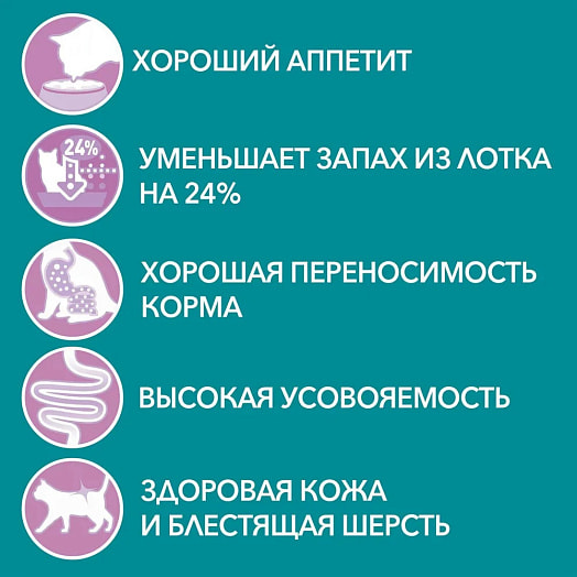 Корм Purina 1.5кг для стерилиз кошек,котов с лососем и пшеницей ООО Нестле Россия Россия Purina