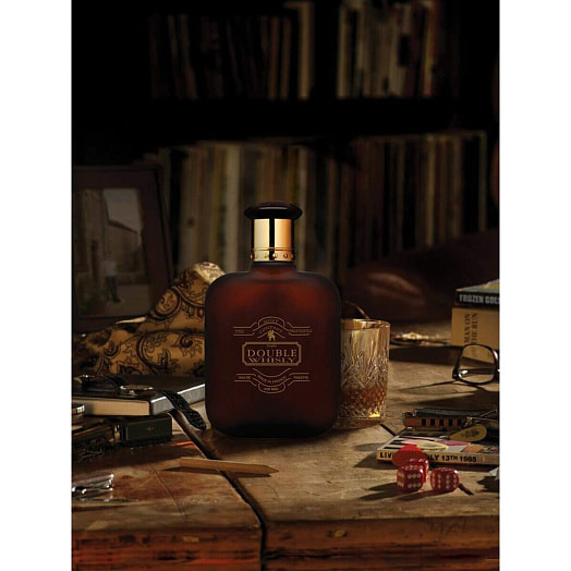 Туалетная вода DOUBLE 100мл 282г для мужчин Evaflor Франция Whisky