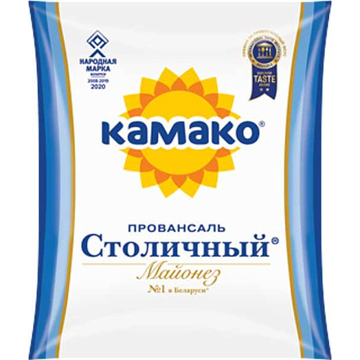 Майонез Столичный 50% 600г КАМАКО ПЛЮС ООО СП Беларусь