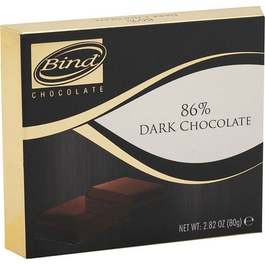 Горький шоколад 86% 80г Турция