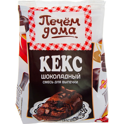 Смесь для выпечки Кекс Шоколадный 300г флоу-пак АО Русский продукт Россия