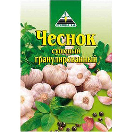 Чеснок сушеный гранулированный 20г Польша