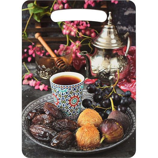 Доска разделочная деревянная Восточные сладости 29х21х0,6 см арт.17369 ООО Профит Россия Мон Ами