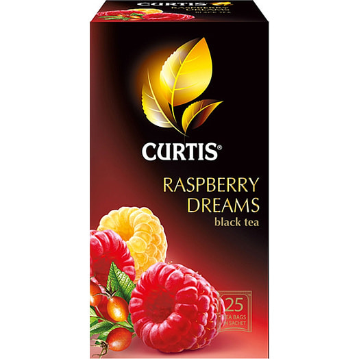 Чай черный Curtis Raspberry Dreams Малина, шиповник 43г ООО МАЙ Россия Компания Май