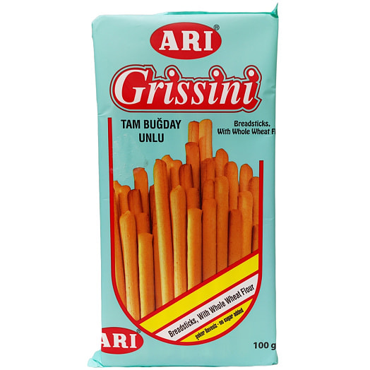 Хлебные палочки Grissini 100г из цельнозерновой муки SEYHAN UNLU MAM. Ve GIDA San. Турция