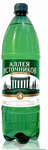 Вода минеральная Аллея Источников Нагутская N4 газ 1.5л ПЭТ Россия