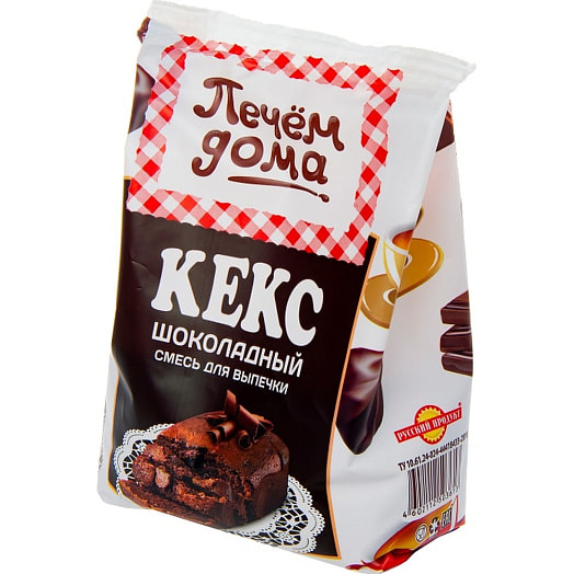 Смесь для выпечки Кекс Шоколадный 300г флоу-пак АО Русский продукт Россия