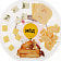 Сырная тарелка N7 185г сыр Блю, маасдам, шевр, чеддер, жидкий мед, кешью, миндаль, хлебные палочки ООО Дениз Ричардс Россия Вкусный стандарт