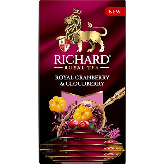 Напиток чайный Richard аромат. 40г карт/уп. из гибискуса и доб.Роял Крэнберри Энд Клаудберри Компания Май Россия Компания Май