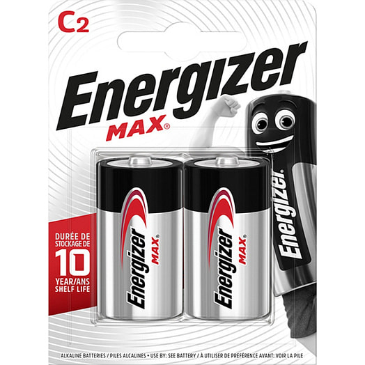 Батарейки алкалиновые Energizer MAX C-LR14, 2шт. Energizer США Energizer