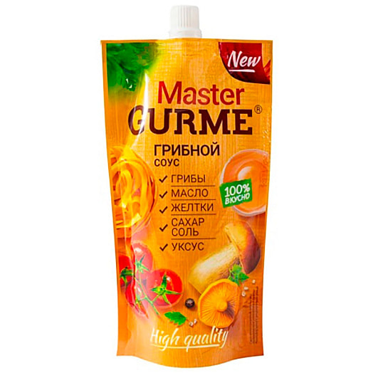 Соус Master Gurme Грибной 35% 200г дой-пак АО ЭФКО Россия