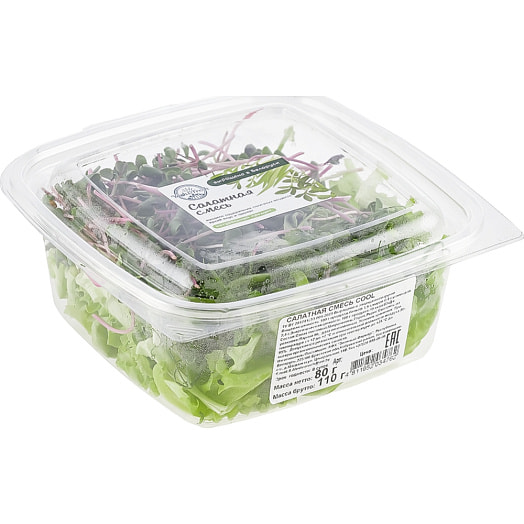 Салатная смесь Cool 80г КФХ Зеленый фермер Беларусь