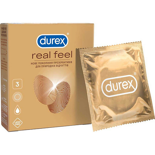 Презервативы Durex 3 Real Feel Durex Великобритания