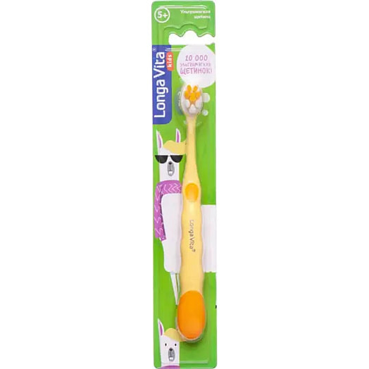 Щетка зубная Longa Vita Kids 10 000 щетинок для детей от 5-х лет Китай