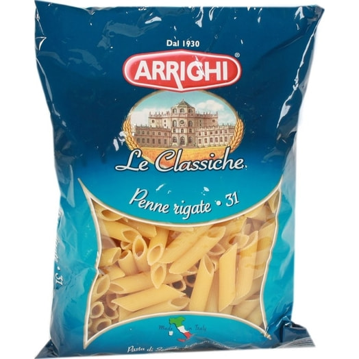 Макаронные изделия ARRIGHI Penne Rigate 500г Италия