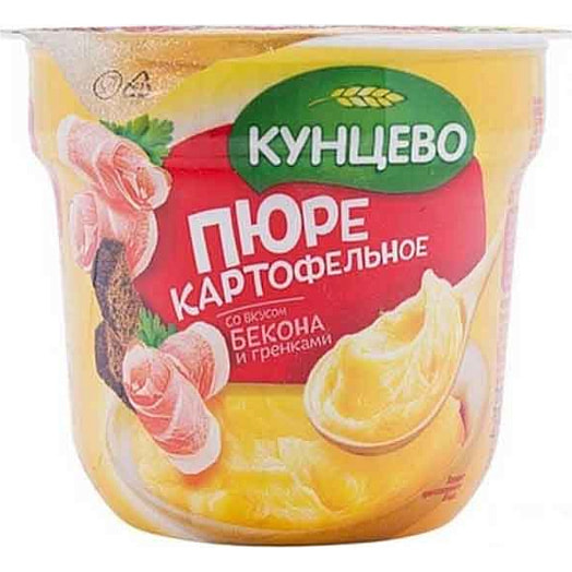 Пюре картофельное б/п 40г пл/стак. с тушеной говядиной АО ТПГ Кунцево Россия