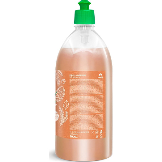 Мыло жидкое хозяйственное 1л с маслом кедра ООО ТД ГраСС Россия Grass